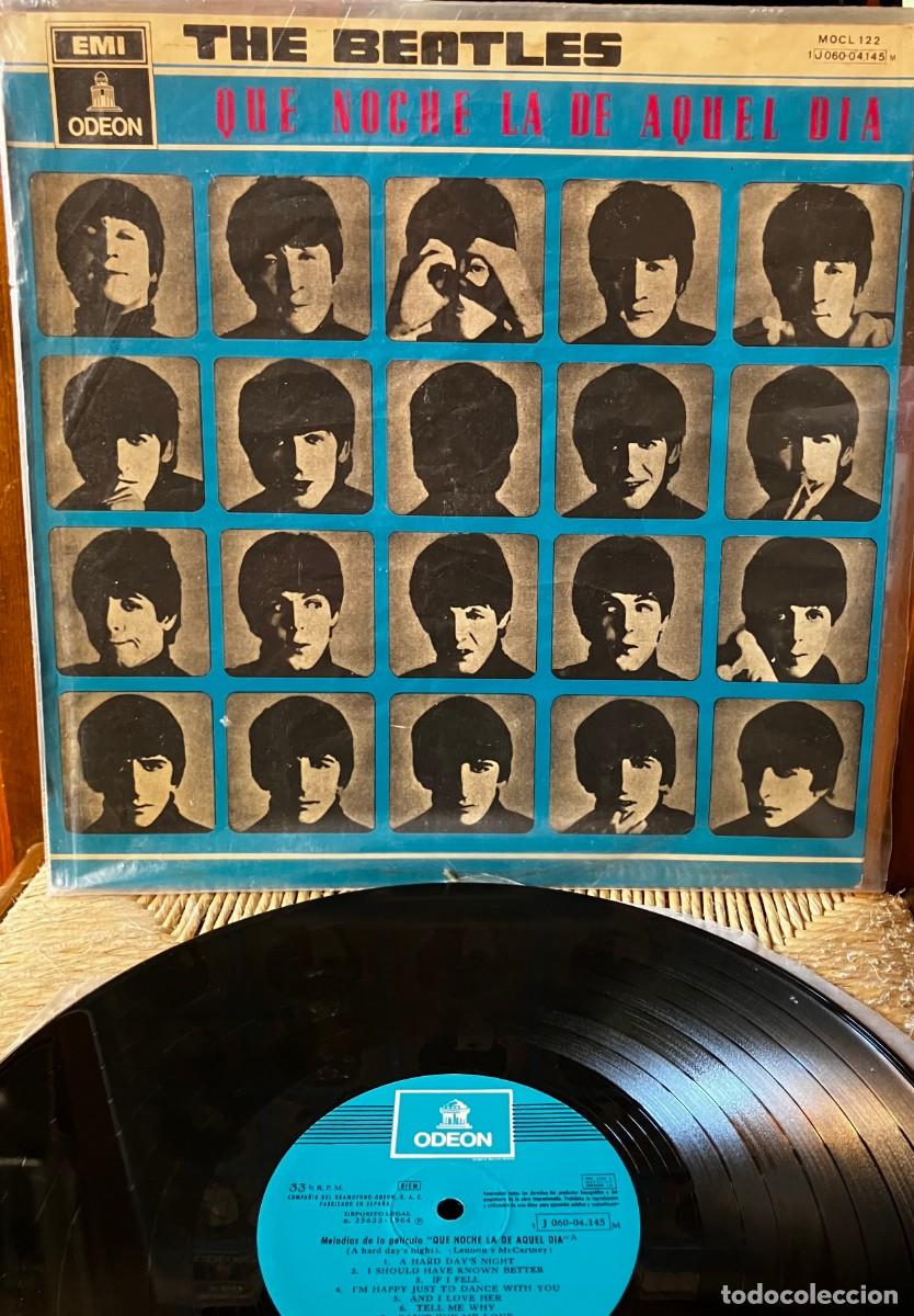 Discos de vinilo: BEATLES - QUE NOCHE LA DE AQUEL DIA, LP reedic Spain 1974 mono