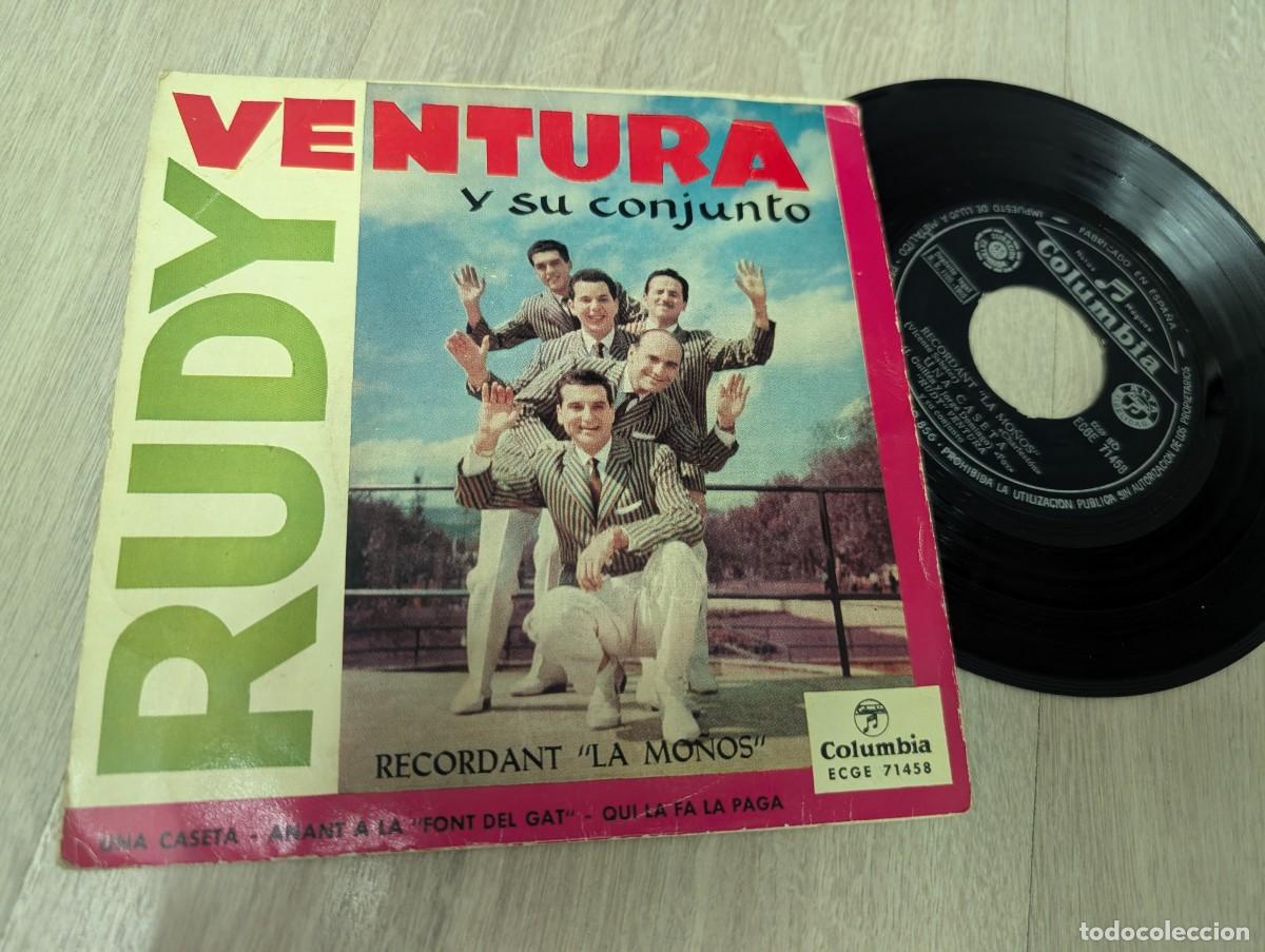 Discos de vinilo: RUDY VENTURA Y SU CONJUNTO - UNA CASETA + 3 .. EP DE 1960 - COLUMBIA