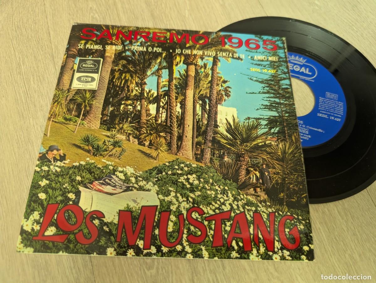 Discos de vinilo: LOS MUSTANG - SAN REMO 1965 - YO QUE NO VIVO SIN TI + 3 .. EP DE EMI - 1965 - BUEN ESTADO