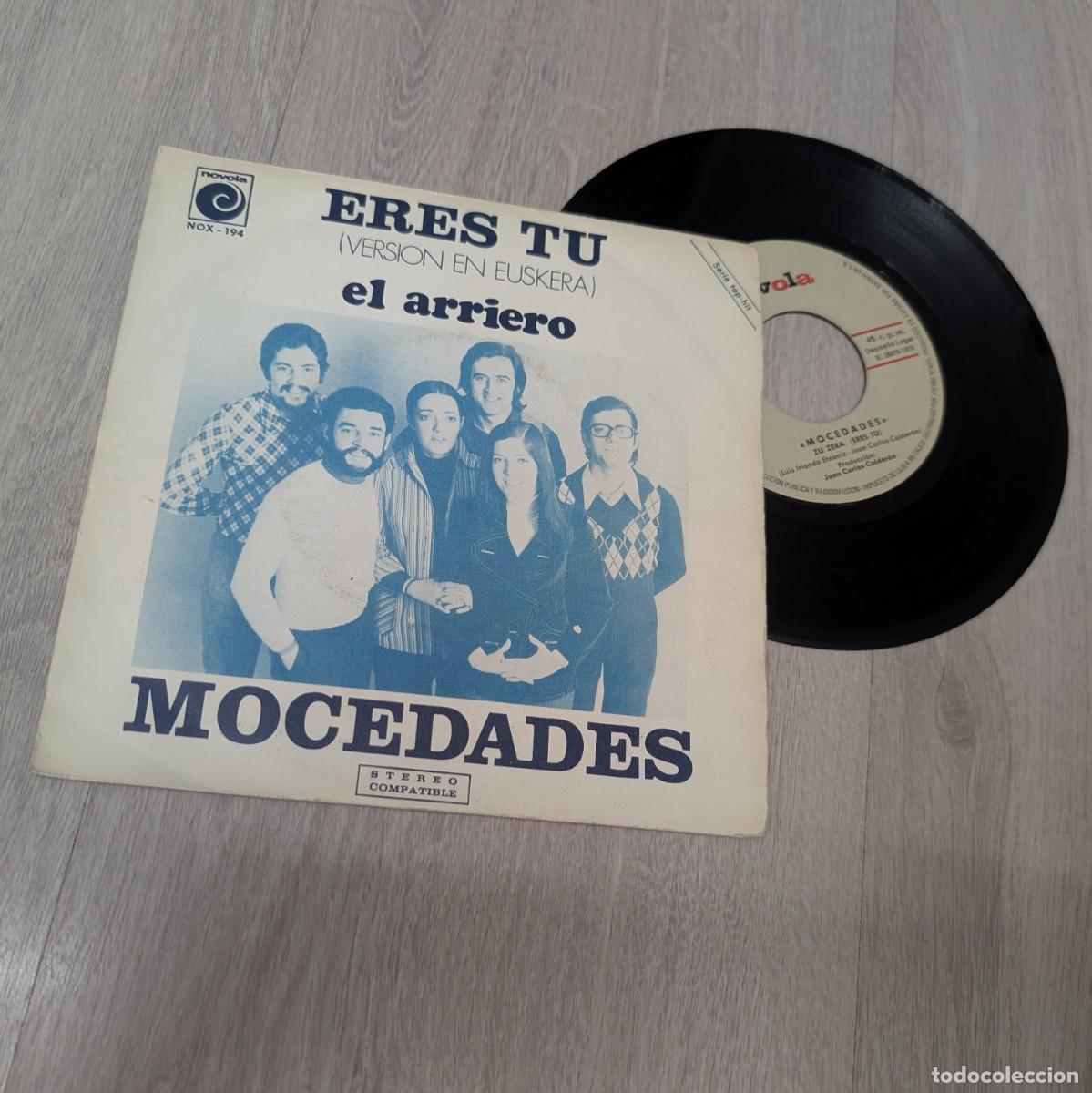 Discos de vinilo: MOCEDADES - ERES TU ( VERSION EN EUSKERA ) DE 1973 - NOVOLA - MUY RARO - BUEN ESTADO