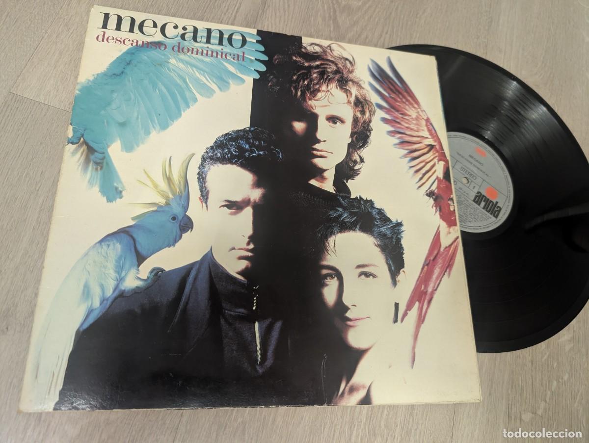Discos de vinilo: MECANO - DESCANSO DOMINICAL ..LP DE 1988 DE ARIOLA - GATEFOLD TRIPTICO .. ..FIRMADO POR EL GRUPO