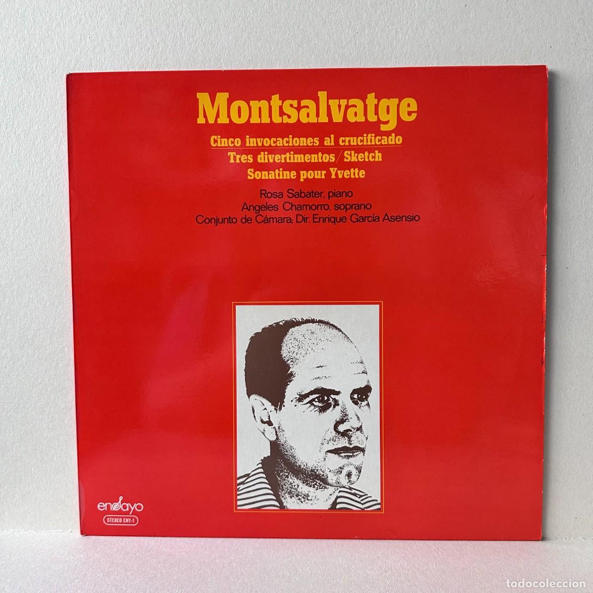 Discos de vinilo: Montsalvatge - Enrique Garc&iacute;a Asensio - Cinco Invocaciones Al Crucificado, Tres Divertimentos (LP)