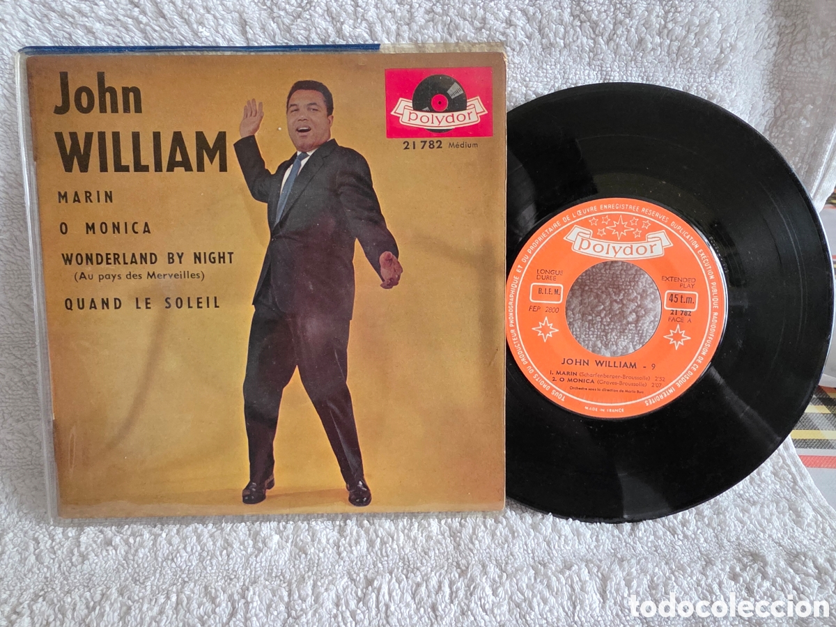 Discos de vinilo: JOHN WILLIAM - MARIN EP ESPA&Ntilde;OL 1961
