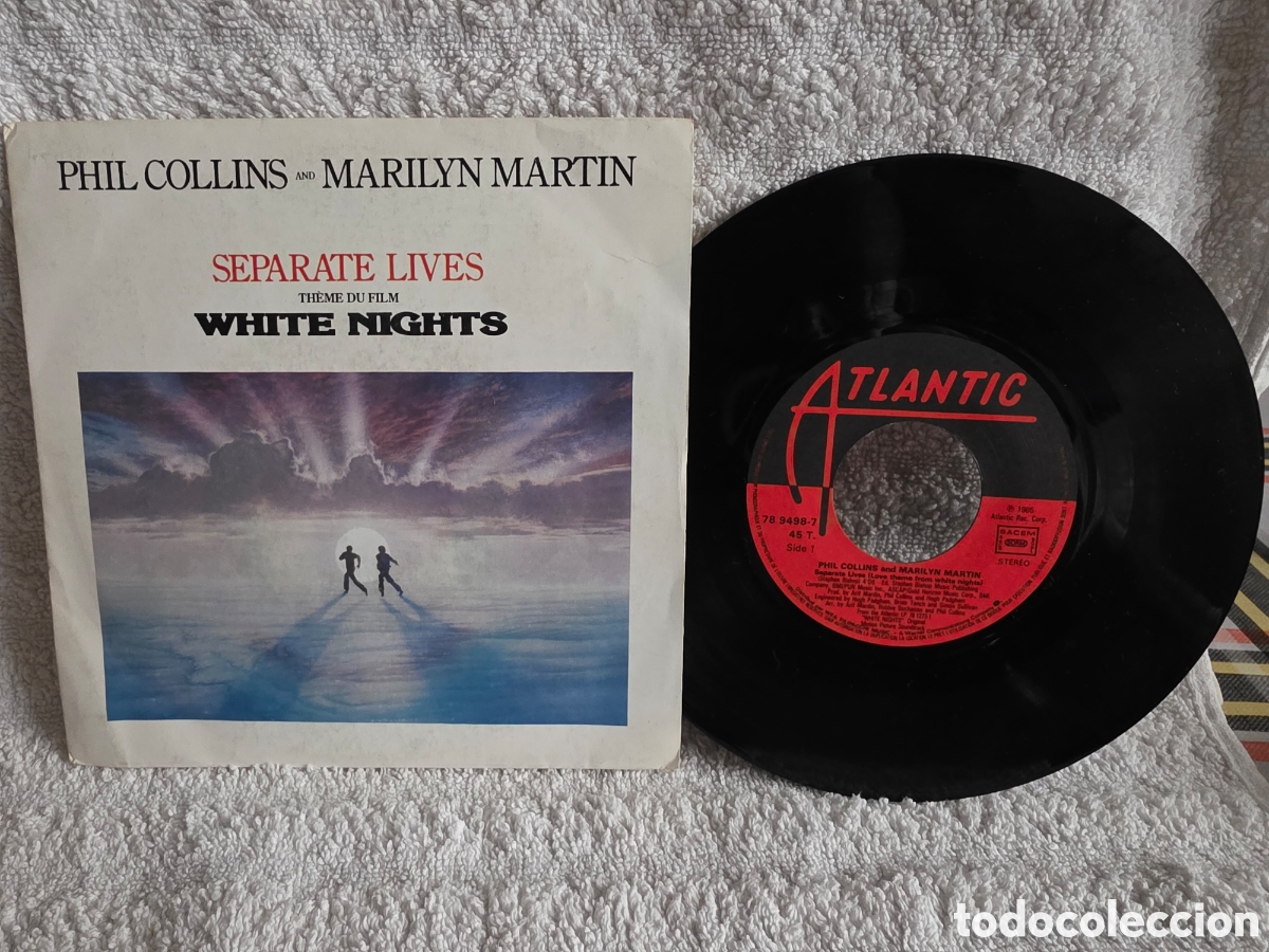 Discos de vinilo: Phil Collins&nbsp;And&nbsp;Marilyn Martin&nbsp;&ndash;&nbsp;Separate Lives (Love Theme From White Nights