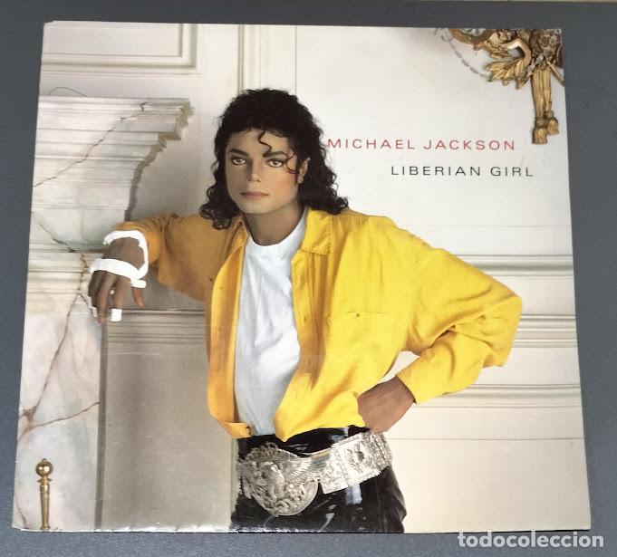 Discos de vinilo: Michael Jackson - Liberian Girl - 7&rdquo; Single Epic ref. 654947 0. Ed. europea 1989.