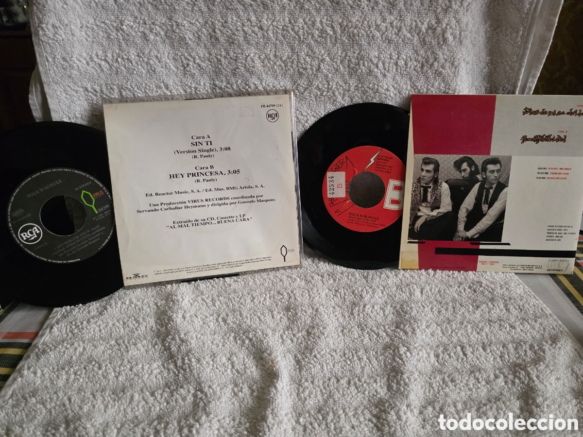 Discos de vinilo: 2 ROCKN BORDERS 1988/1991 - Foto 2