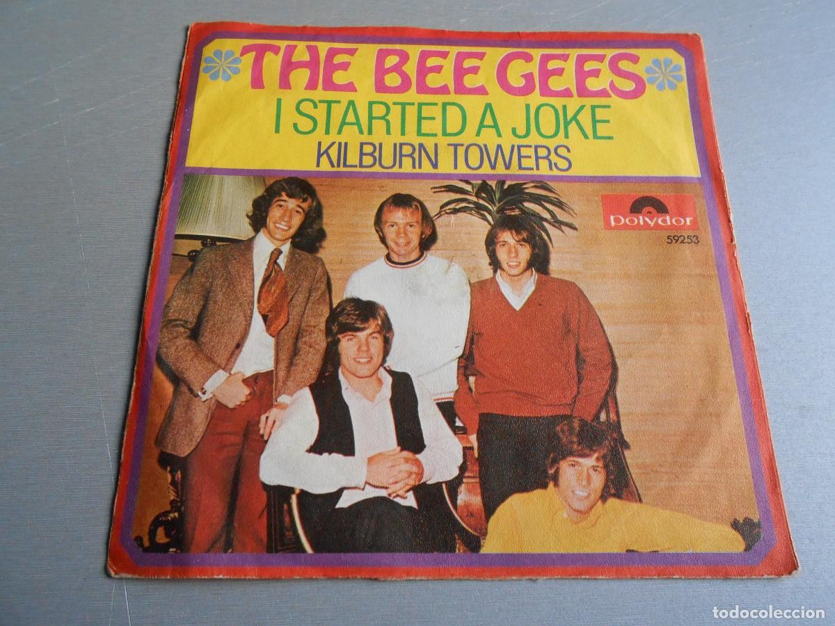 Discos de vinilo: BEE GEES, THE, SG, I STARTED A JOKE + 1, A&Ntilde;O 1969, POLYDOR 59.253 MADE IN GERMANY