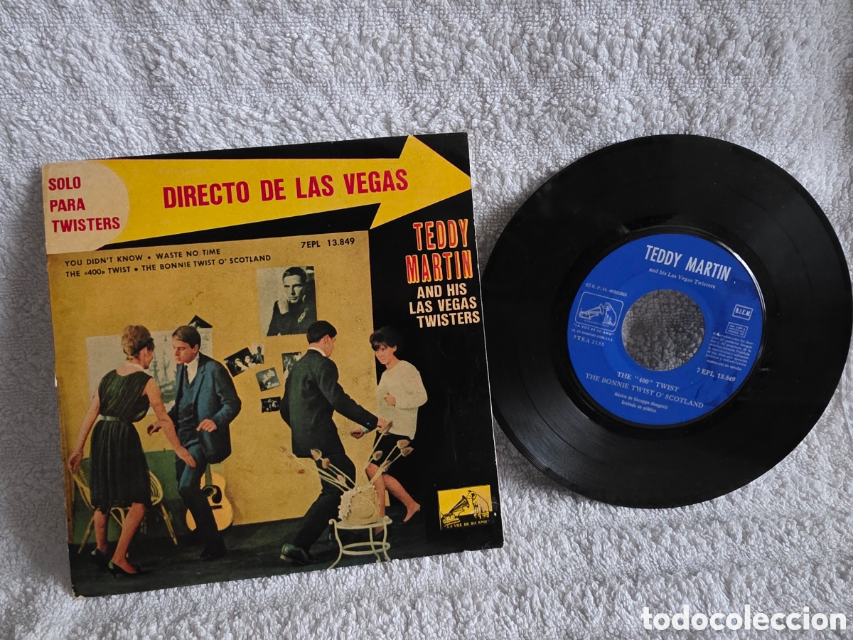 Discos de vinilo: Teddy Martin And His Las Vegas Twisters&nbsp;&ndash;&nbsp;Solo Para Twisters - Directo De Las Vegas 1962 Espa&ntilde;ol