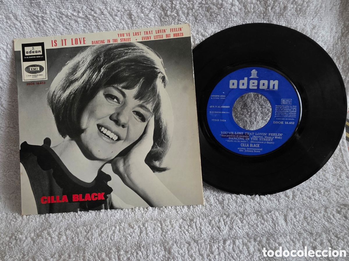 Discos de vinilo: Cilla Black&nbsp;&ndash;&nbsp;Is It Love 1965 Spain