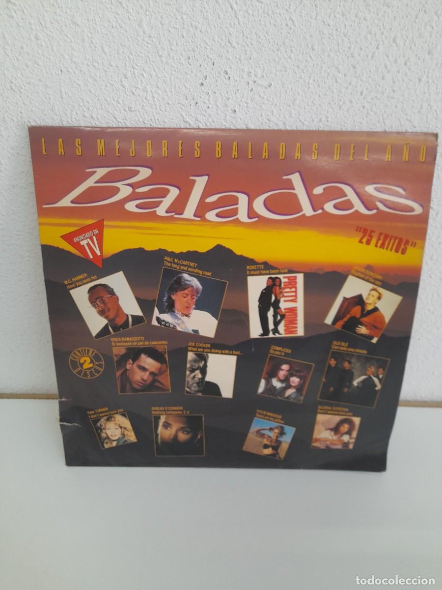 Discos de vinilo: BALADAS, LAS MEJORES BALADAS DEL A&Ntilde;O, SPAIN, HISPAVOX, 1991, A3