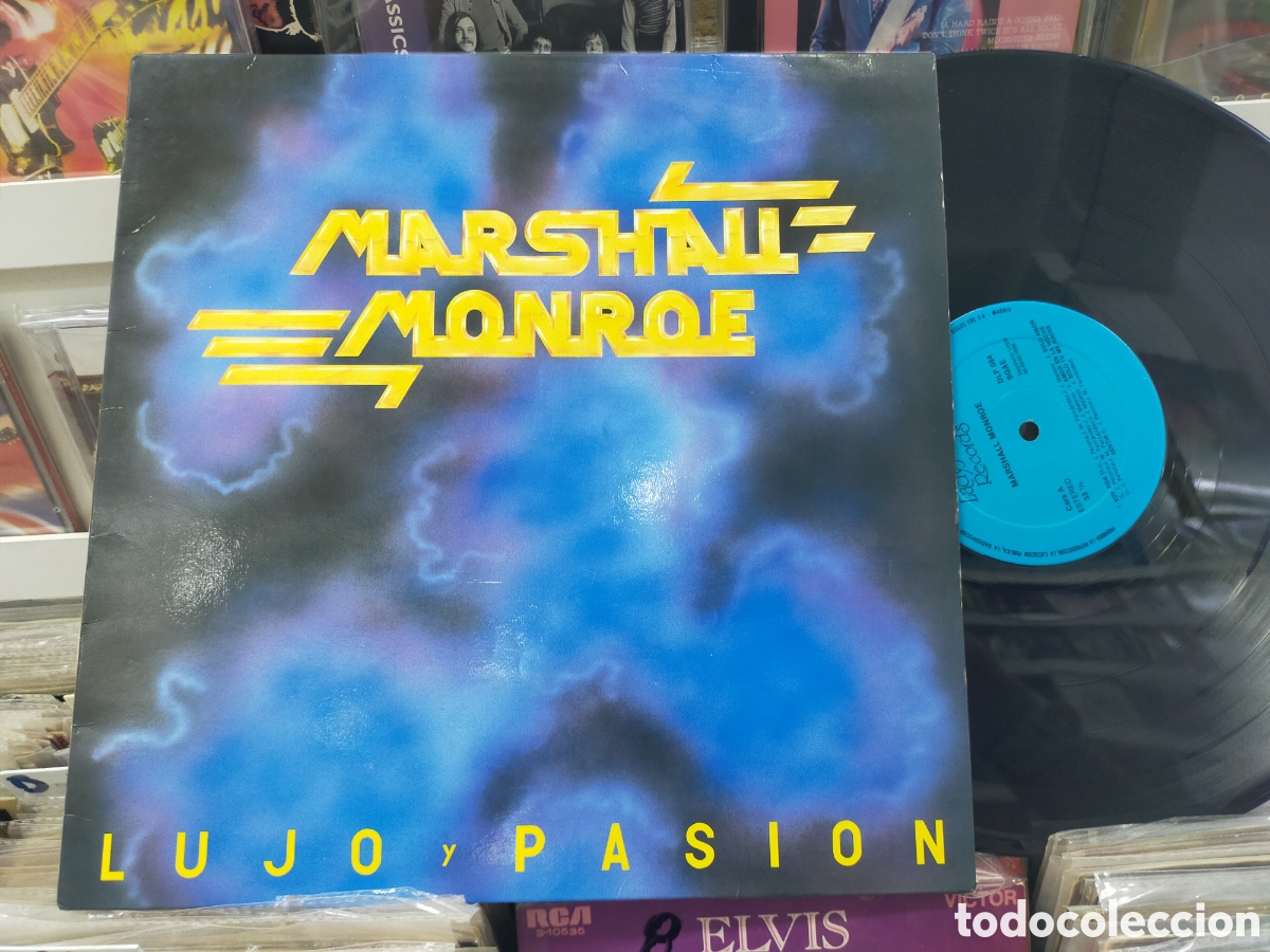 Discos de vinilo: Marshall Monroe LP lujo y pasi&oacute;n 1988 escuchado sin insert