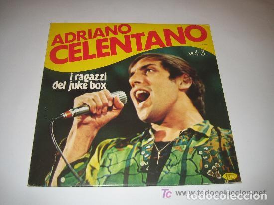 Discos de vinilo: ADRIANO CELENTANO - I RAGAZZI DEL JUKE-BOX ..VOL. 3 ..LP DE EDICION ITALIANA DE 1981 .