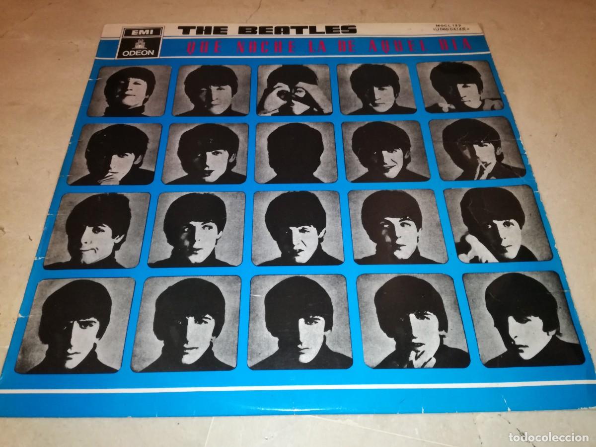 Discos de vinilo: THE BEATLES-QUE NOCHE LA DE AQUEL DIA-EDICI&Oacute;N ESPA&Ntilde;OLA