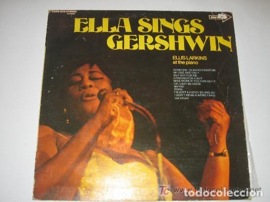 Discos de vinilo: ELLA FITZGERALD - SINGS GERSJWIN ..LP DE CORAL - EDICION ITALIANA . EUROPE