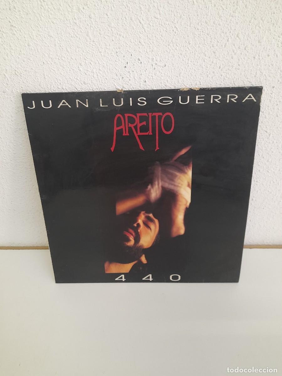 Discos de vinilo: JUAN LUIS GUERRA Y 440. AREITO, LP ESPA&Ntilde;A CON FUNDA INTERIOR CON LETRAS