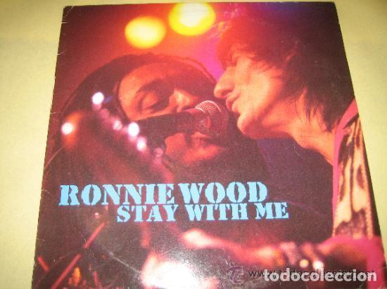 Discos de vinilo: RONNIE WOOD - ROLLING STONES - STAY WITH ME ..LP DE 1993 ..EDICION U.K