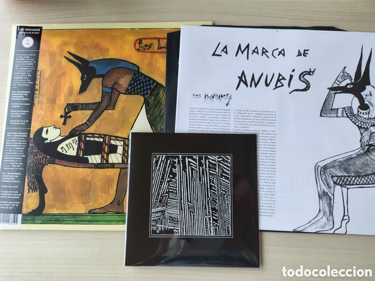 Discos de vinilo: LOS INICIADOS La Marca de Anubis + El Cantor de Jazz EP ( 1982 MENTAL EXPERIENCE 2018 ) AVIADOR DRO