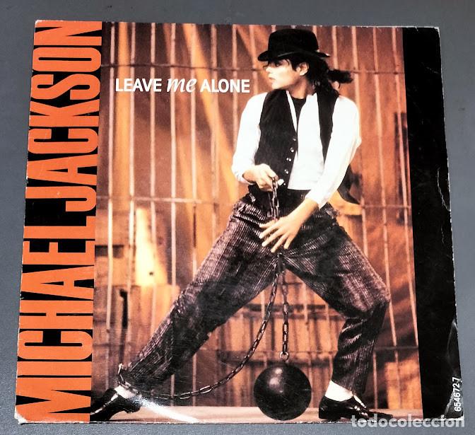 Discos de vinilo: Michael Jackson - Leave Me Alone - 7&rdquo; Single, Epic ref. 654672 7. Ed. europea 1989.