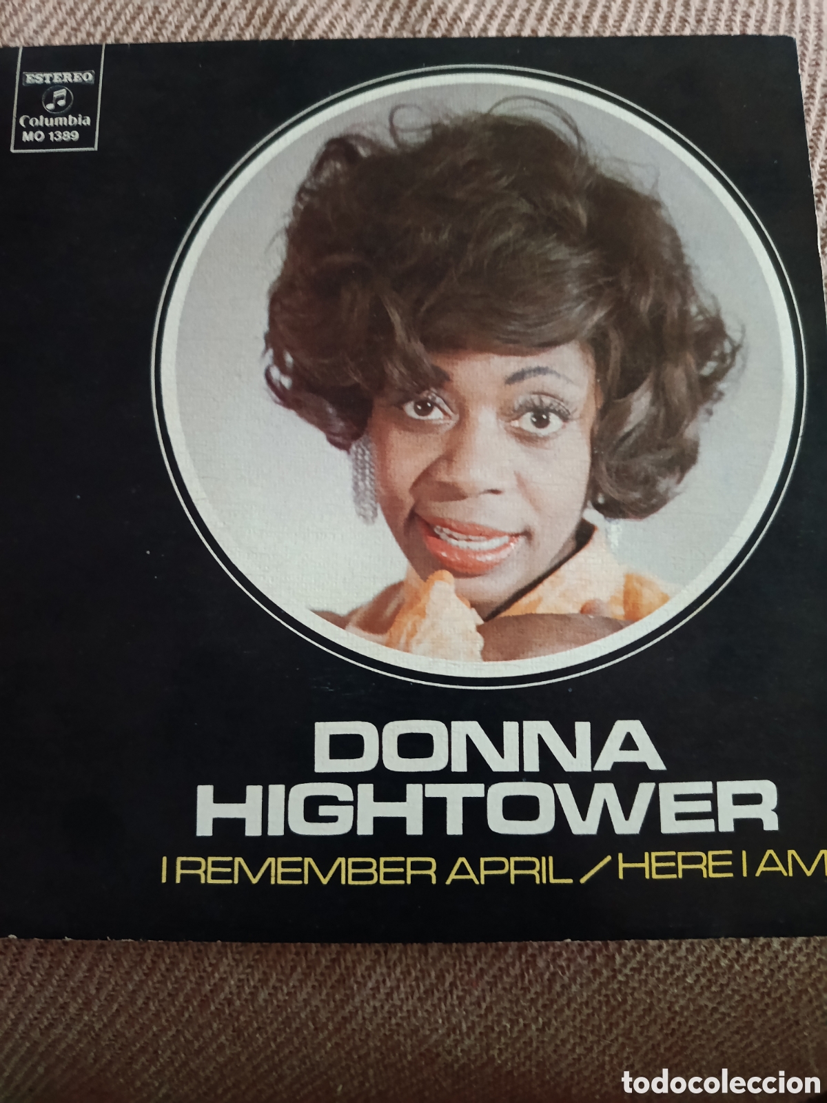 Discos de vinilo: Donna Hightower single sello Columbia editado en Espa&ntilde;a a&ntilde;o 1972 promocional.