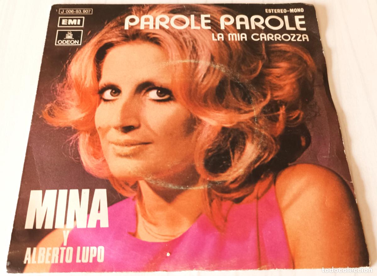 Discos de vinilo: MINA Y ALBERTO LUPO - PAROLE PAROLE EMI - 1972