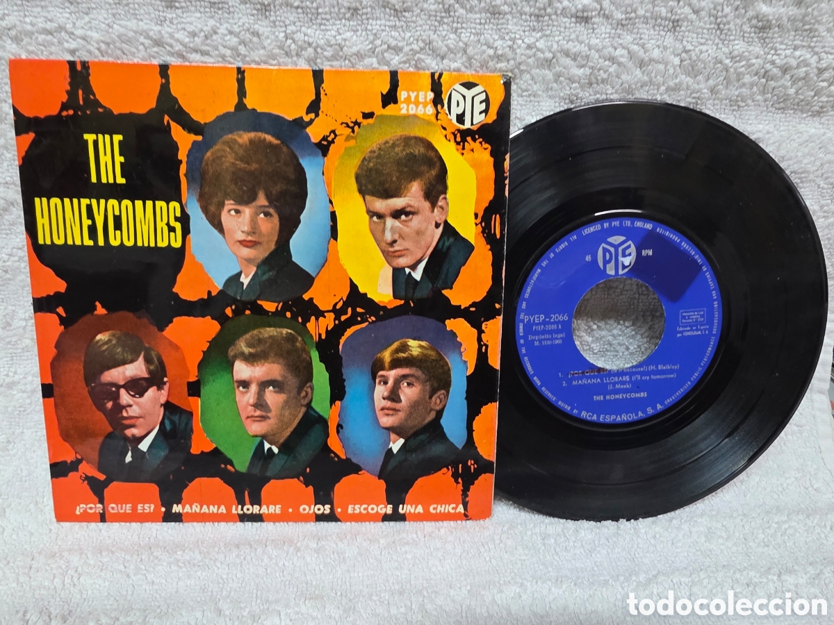 Discos de vinilo: The Honeycombs&nbsp;&ndash;&nbsp;Is It Because 1965 ep espa&ntilde;ol