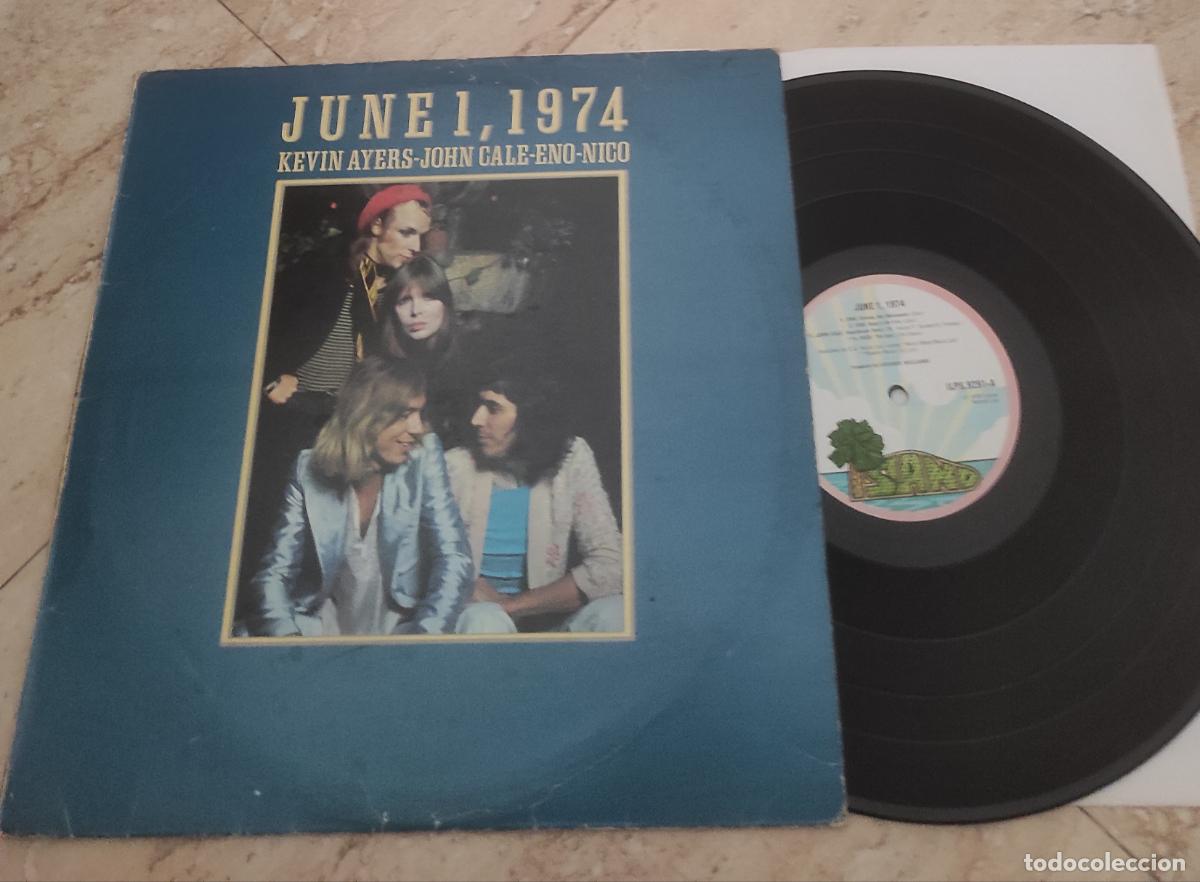 Discos de vinilo: Kevin Ayers - John Cale - Eno - Nico &ndash; June 1, 1974-LP-ORIGINAL-1&ordf; EDICION INGLESA-1976