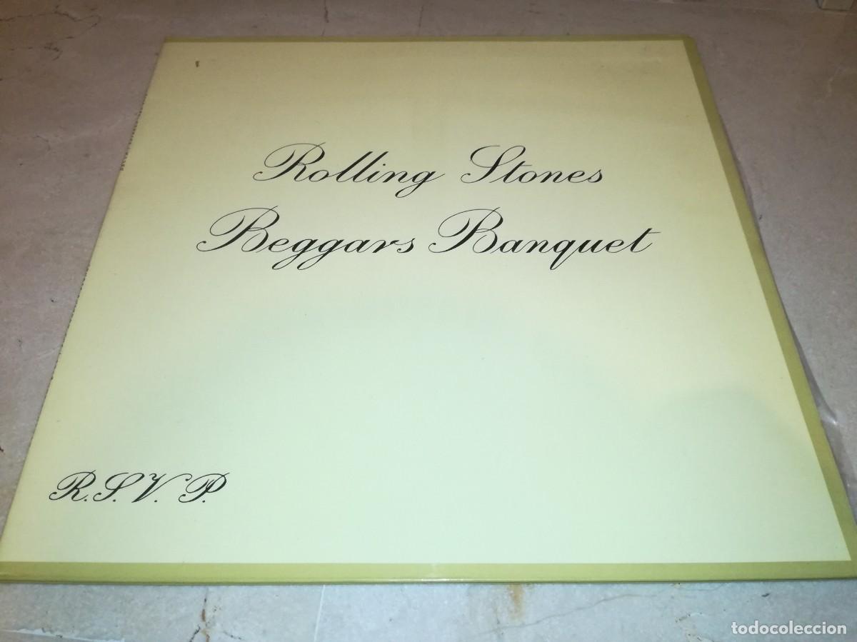 Discos de vinilo: THE ROLLING STONES-BEGGARS BANQUET-GATEFOLD-EDICI&Oacute;N ESPA&Ntilde;OLA-EN MUY BUEN ESTADO