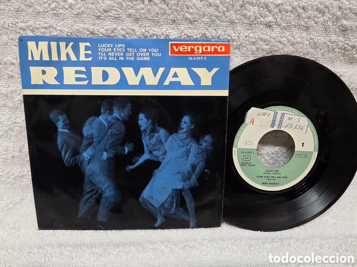 Discos de vinilo: Mike Redway&nbsp;&ndash;&nbsp;Lucky Lips 1963 Espa&ntilde;ol