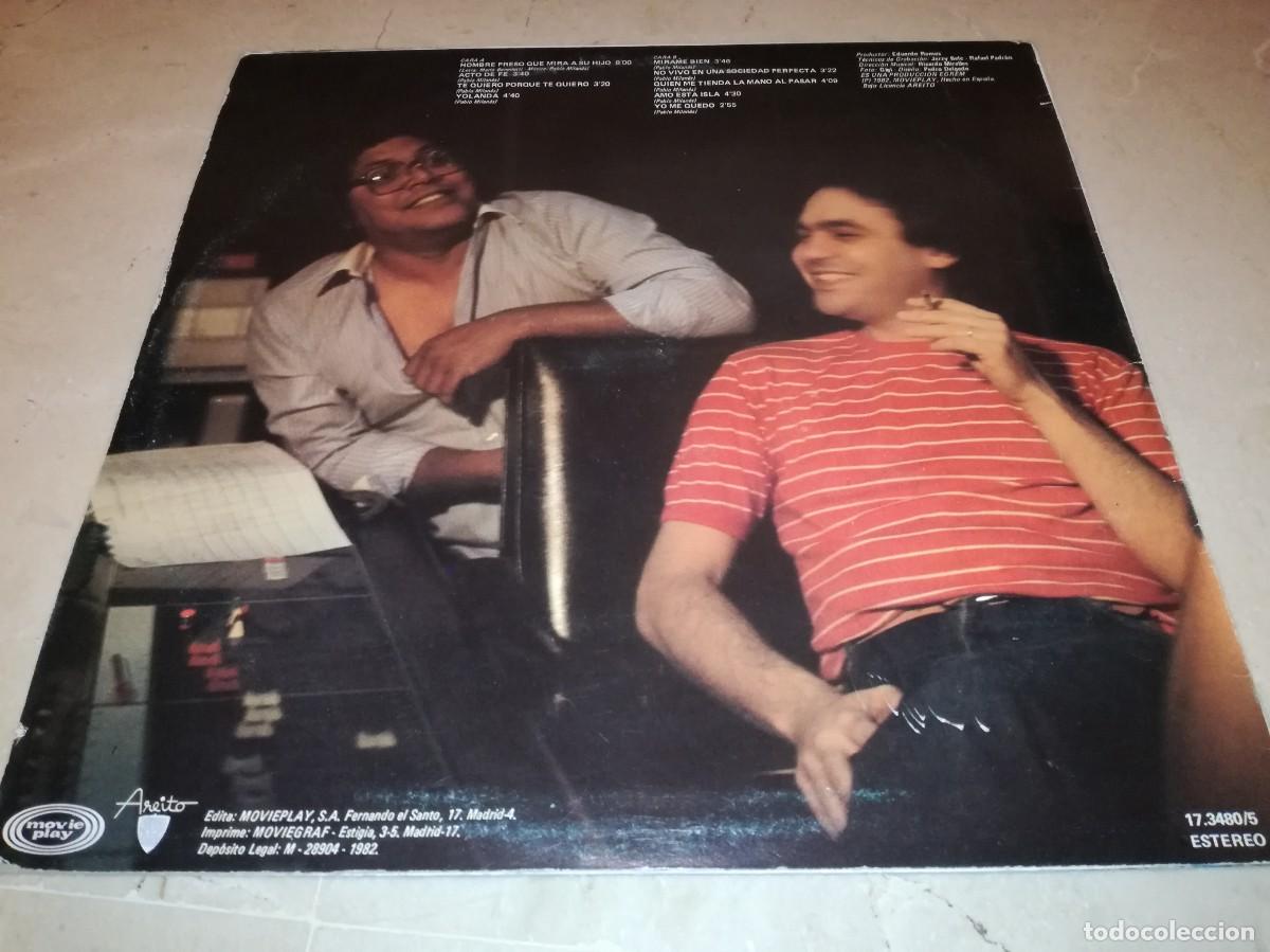 Discos de vinilo: PABLO MILANES-ACTO DE FE-ORIGINAL 1982 - Foto 2