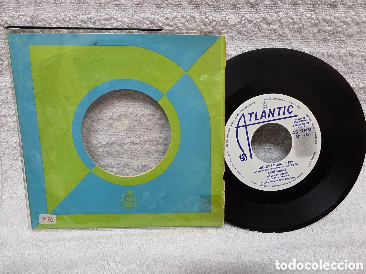 Discos de vinilo: CHRIS SQUIRE ( YES) - SILENTLY FALLING Promo espa&ntilde;ol 1976