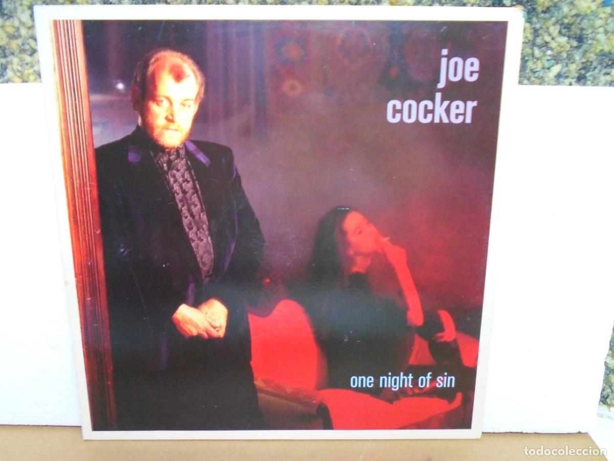 Discos de vinilo: JOE COCKER.&rdquo;ONE NIGHT OF SIN&rdquo;.VINILO, EMI 1989.