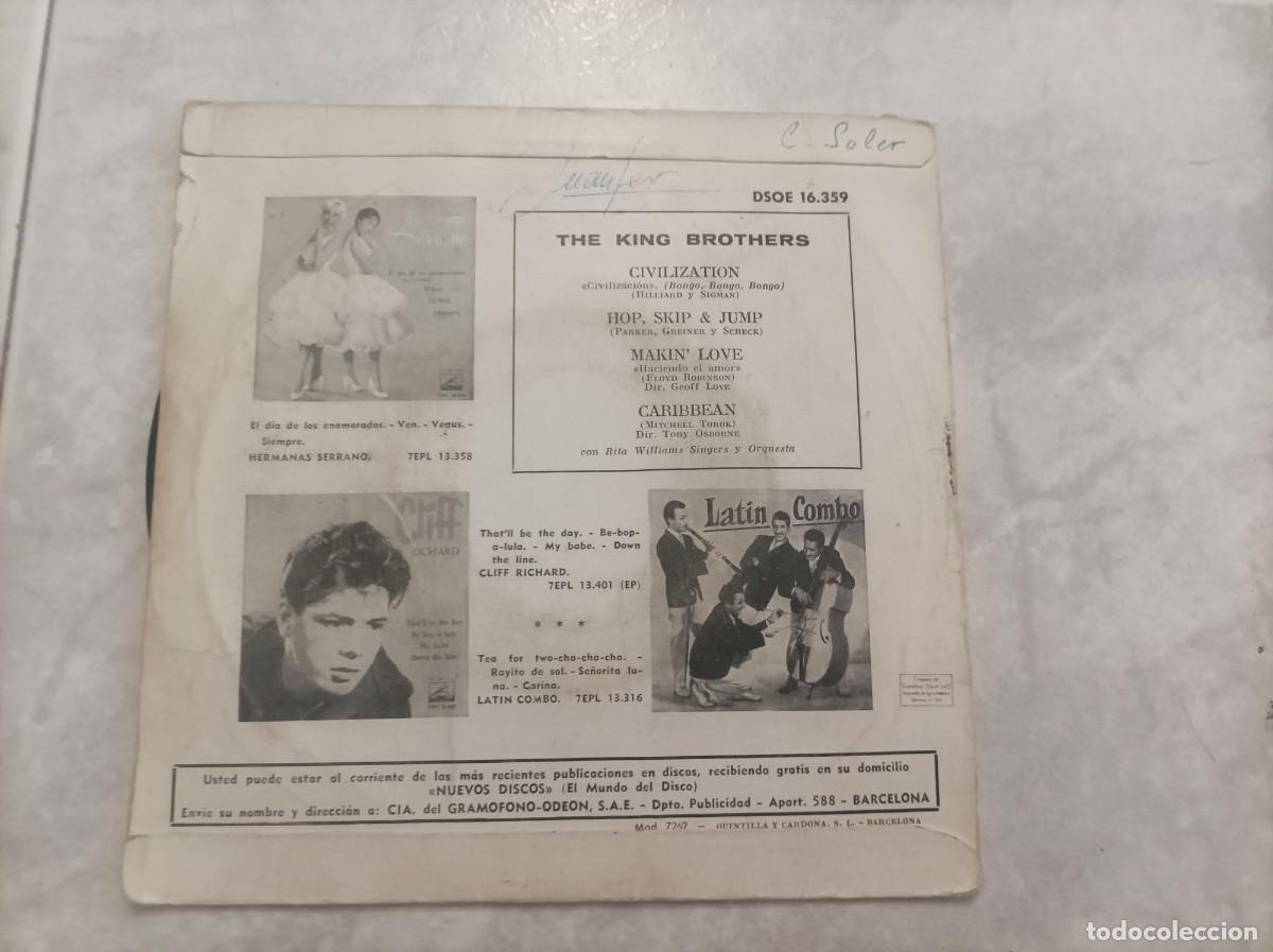 Discos de vinilo: The King Brothers ep - Foto 2
