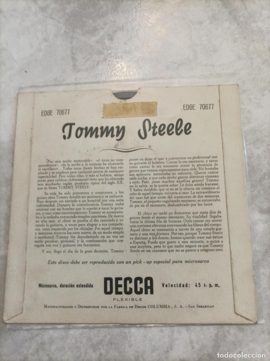 Discos de vinilo: Tommy Steele ep singing the blues-Leer- - Foto 2