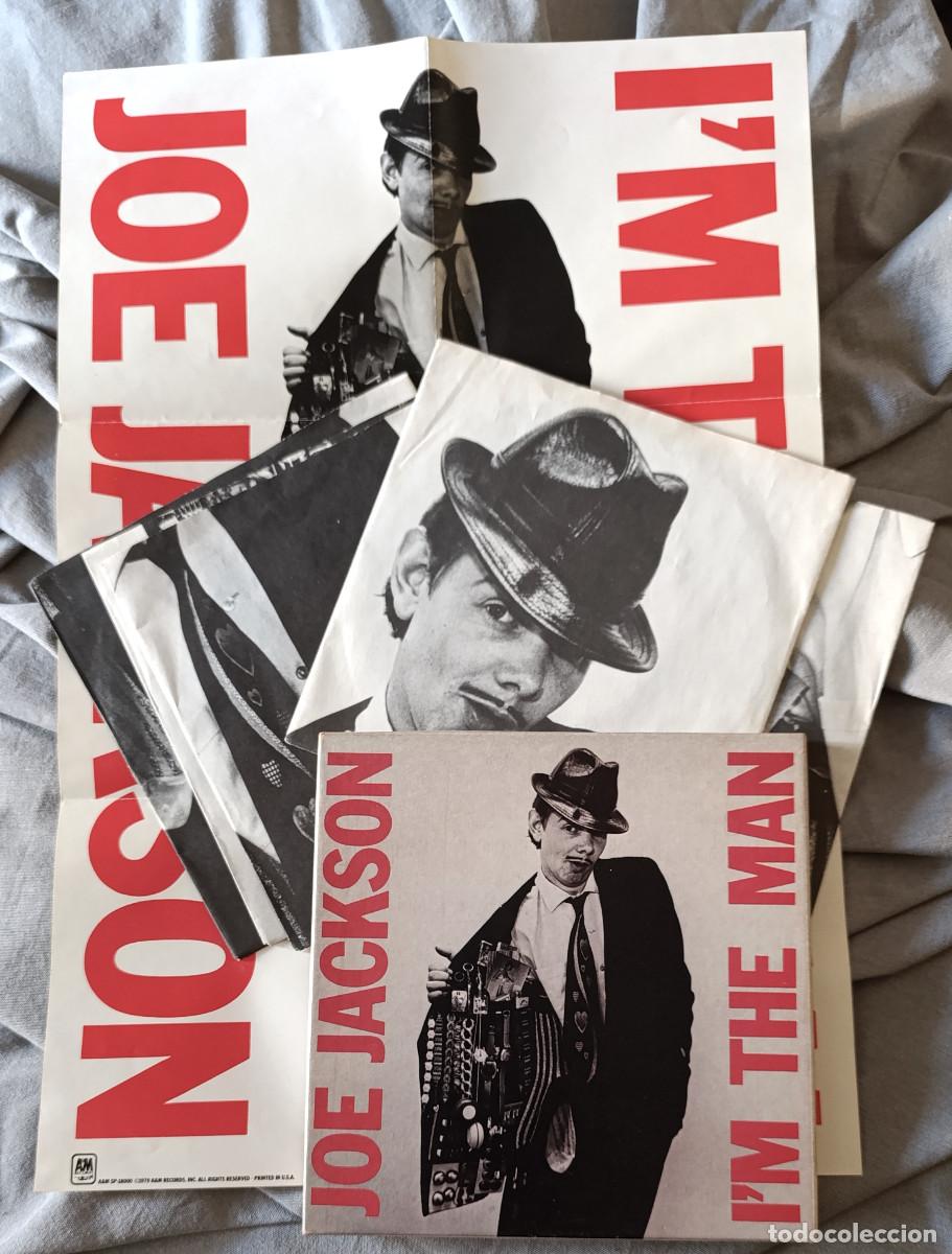 Discos de vinilo: JOE JACKSON - &rdquo;I'M THE MAN&rdquo;. Estuche de 5 singles + poster, 1980