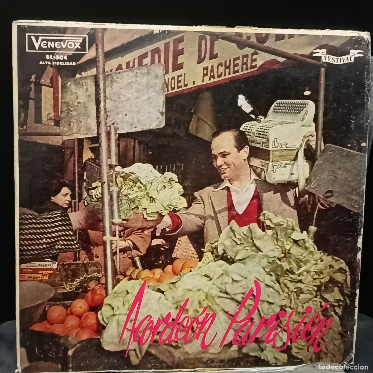 Discos de vinilo: Marcel Azzola, Acorde&oacute;n Parisien LP