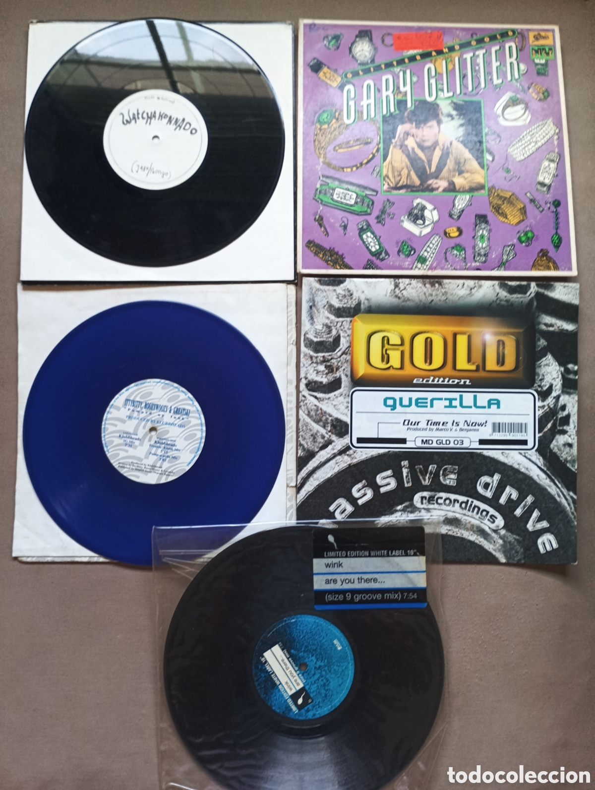 Discos de vinilo: Lote de 5 vinilos Maxi 10&rdquo;