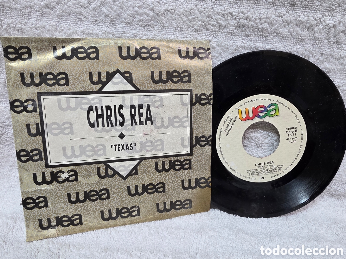 Discos de vinilo: Chris Rea&nbsp;&ndash;&nbsp;Texas 1989 espa&ntilde;ol