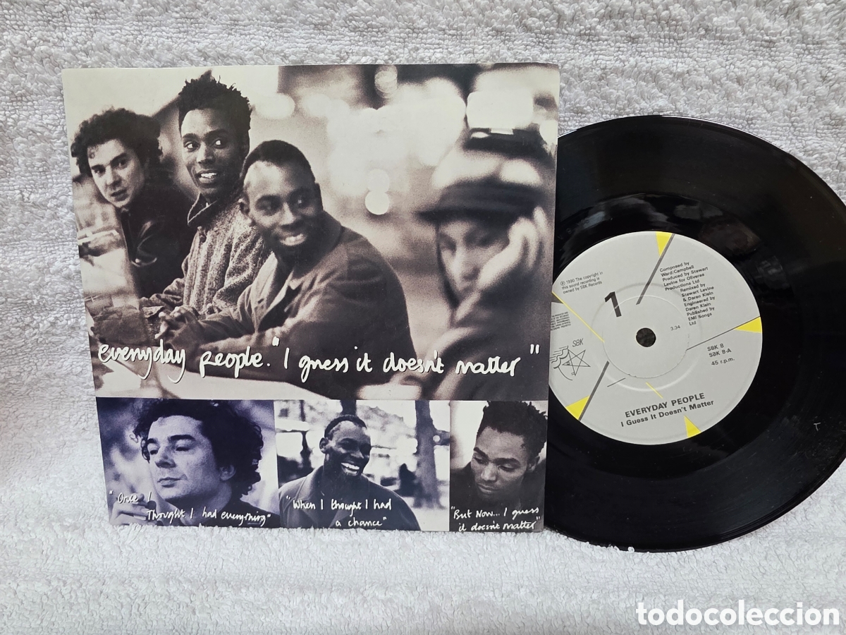 Discos de vinilo: Everyday People &nbsp;&ndash;&nbsp;You Wash... I'll Dry 1990