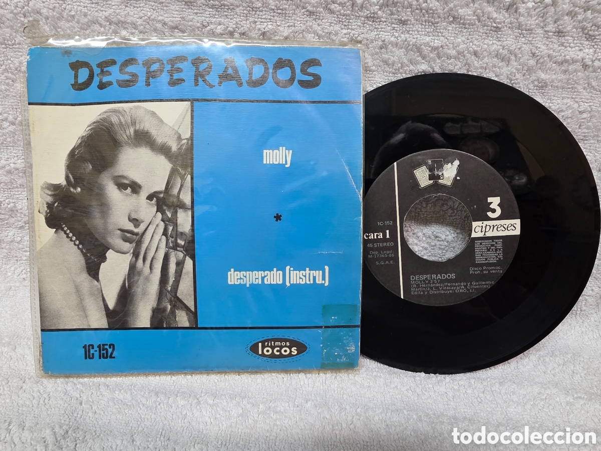 Discos de vinilo: DESPERADOS - MOLLY PROMOCIONAL RADIO 1986