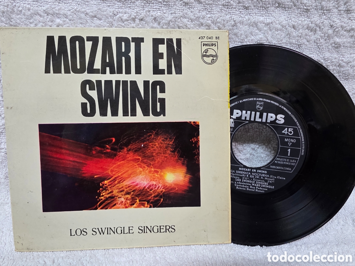 Discos de vinilo: Los Swingle Singers*&nbsp;&ndash;&nbsp;Mozart En Swing 1966