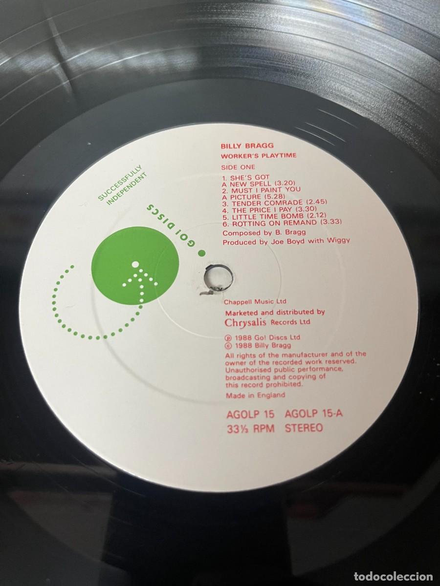 Discos de vinilo: Billy Bragg Workers Playtime - Foto 5