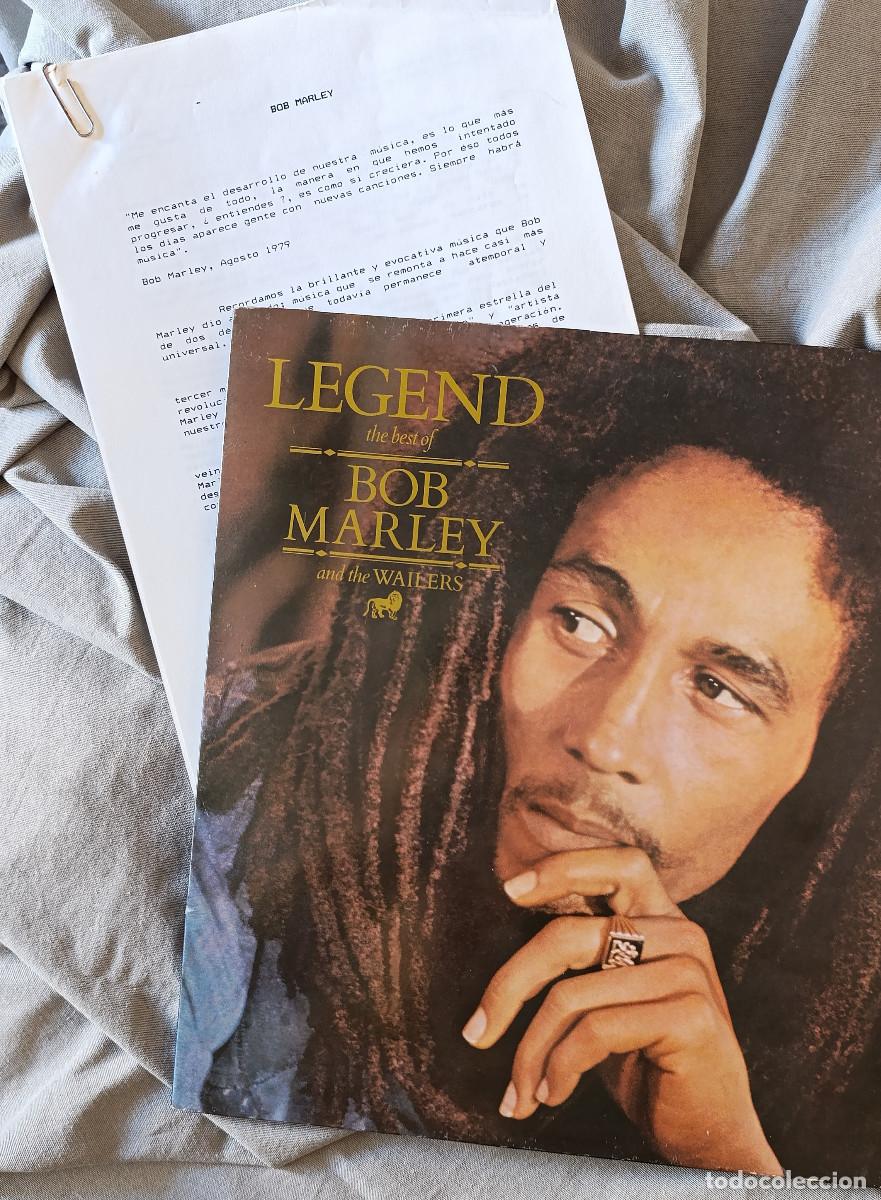 Discos de vinilo: BOB MARLEY & THE WAILERS - &rdquo;LEGEND, THE BEST OF&rdquo;, LP edici&oacute;n espa&ntilde;ola 1984