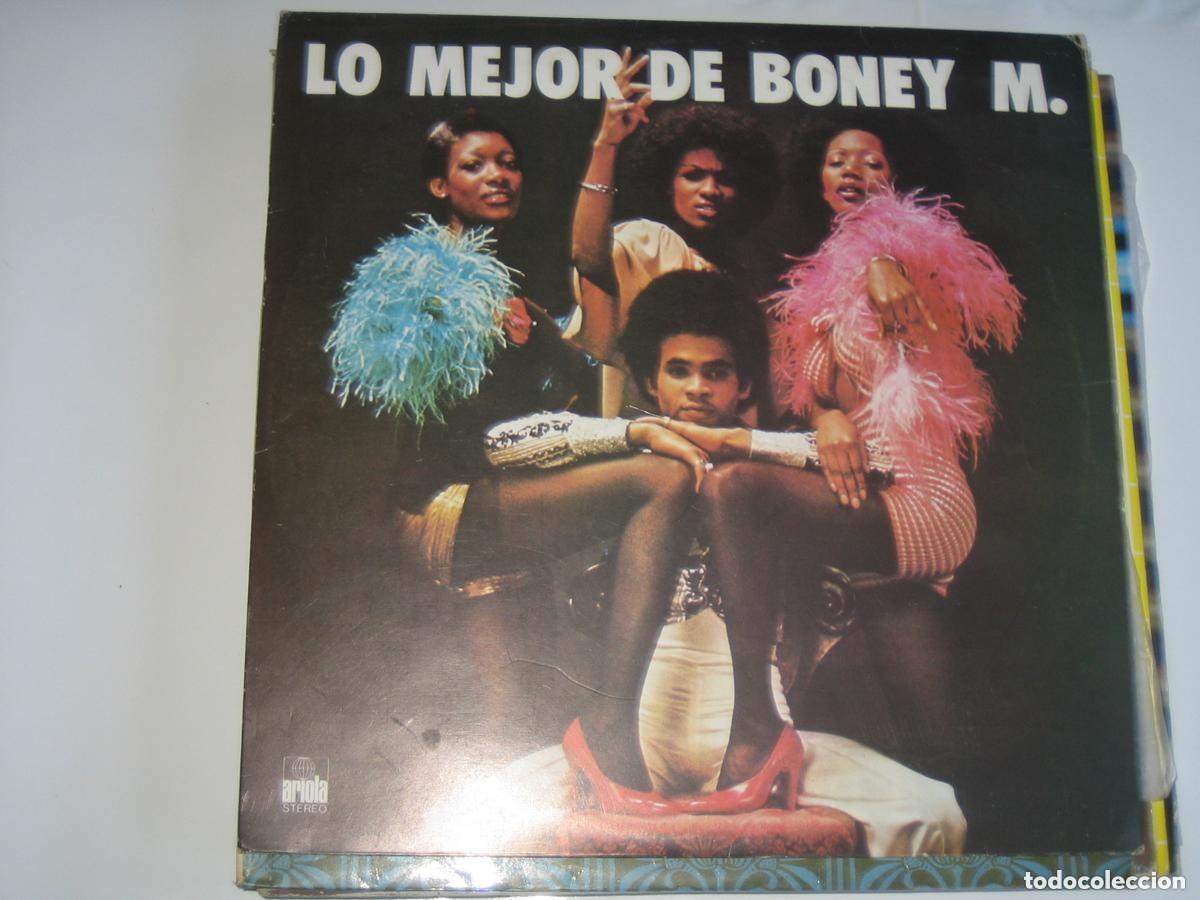 Discos de vinilo: BONEY M - LOMEJOR DE BONEY M ..LP DE ARIOLA - 1977 - 8 GRANDES EXITOS