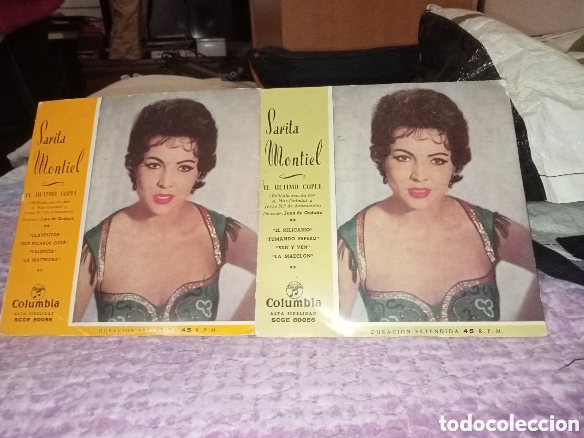 Discos de vinilo: Sarita Montiel El &Uacute;ltimo Cuple eps