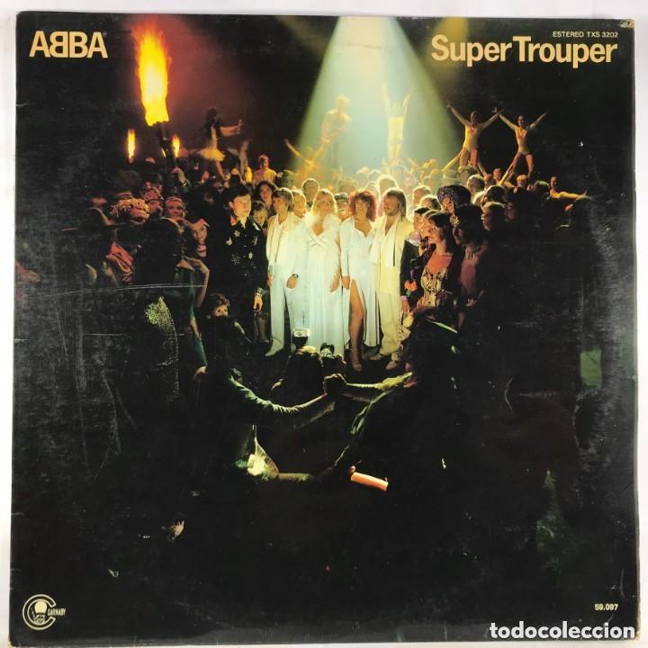 Discos de vinilo: ABBA - SUPER TROUPER ..LP DE 1980 - BARCLAY - EDICION ESPA&Ntilde;OLA .