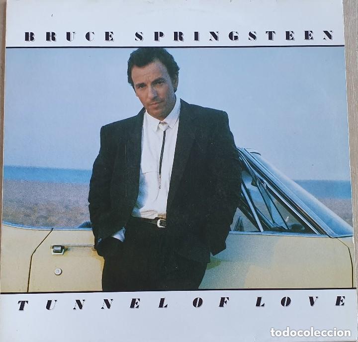 Discos de vinilo: BRUCE SPRINGSTEEN - TUNNEL OF LOVE ...LP DE 1987 - EDICION ESPA&Ntilde;OLA