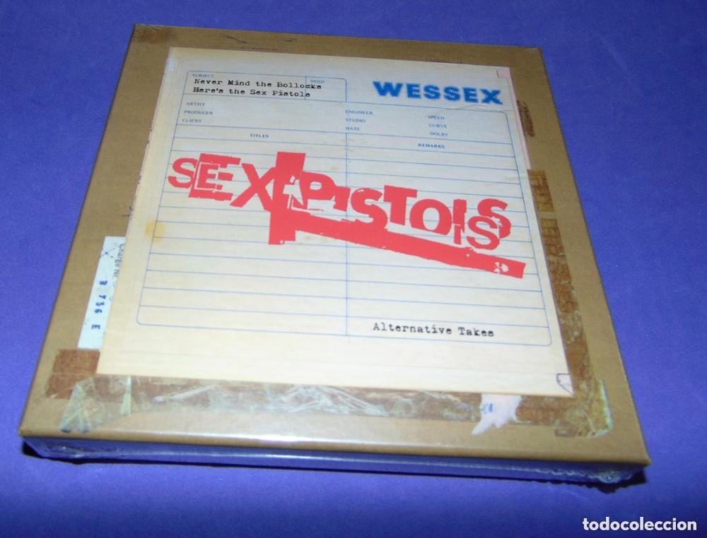 Discos de vinilo: SEX PISTOLS &ndash; Never Mind The Bollocks Here's The Sex Pistols - Alternative Takes - CAJA 7 SINGLES