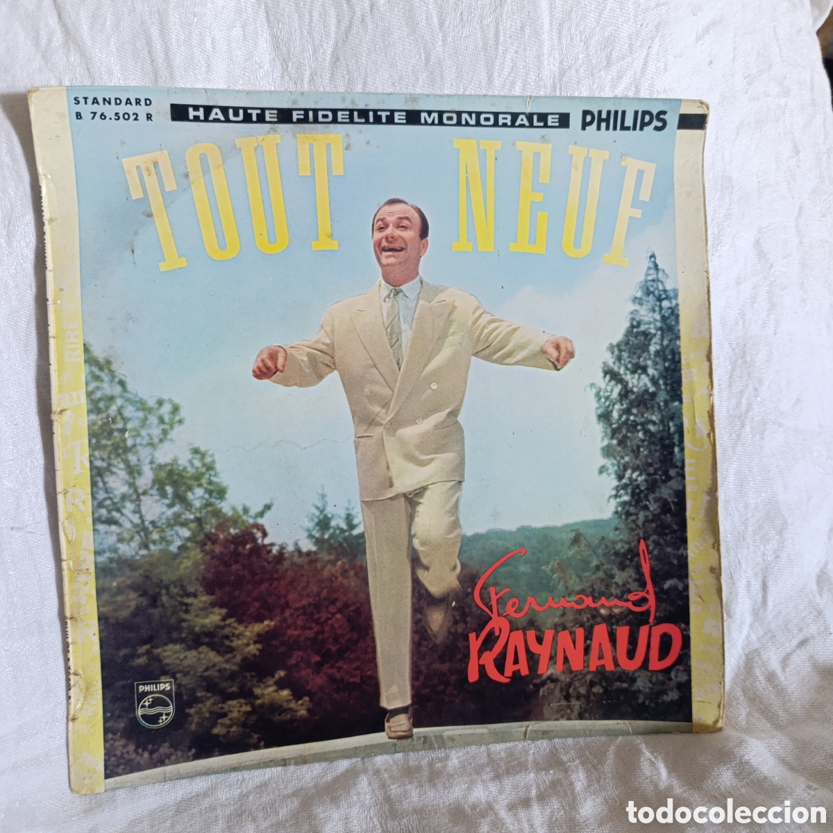Discos de vinilo: Mon&oacute;logos humor,Vinilo LP Fernand Raynaud &ndash; Tout Neuf, Edici&oacute;n Original Francesa,1960