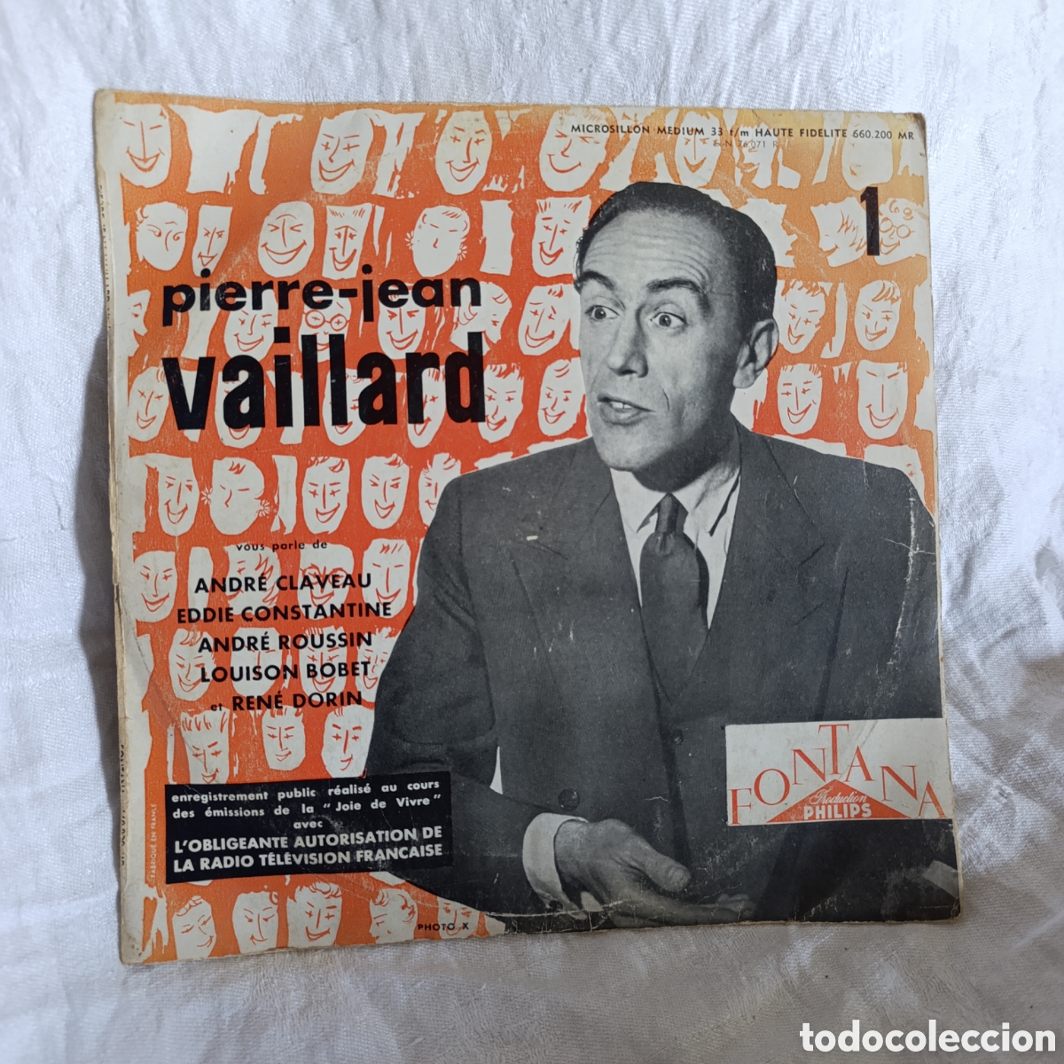 Discos de vinilo: Mon&oacute;logos humor Vinilo LP Pierre-Jean Vaillard &ndash; Vous Parle De... (Fontana, 1956) Francia