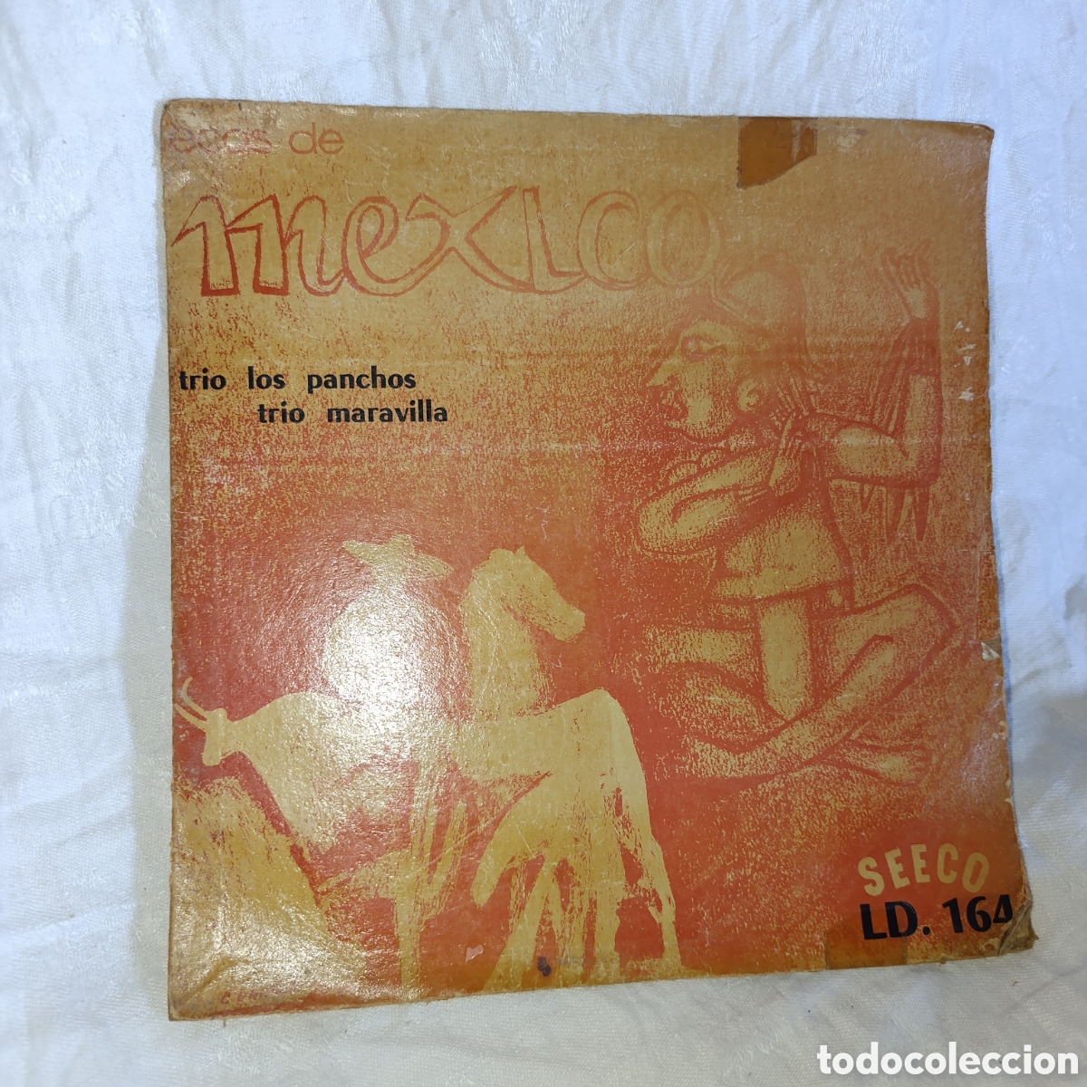 Discos de vinilo: Tr&iacute;o Los Panchos / Tr&iacute;o Maravilla,Fascinante Vinilo 10&rdquo; Ecos De M&eacute;xico - Edici&oacute;n Francesa,a&ntilde;os 50